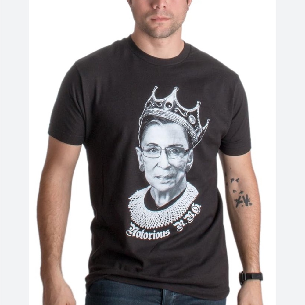 Notorious RBG Ruth Bader Ginsburg Graphic TShirt Size Large L